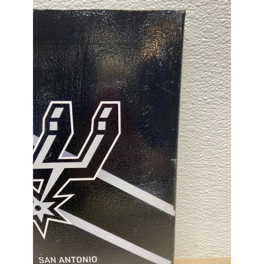 NBA San Antonio Spurs Framed Logo Sign Painting Wall Decor